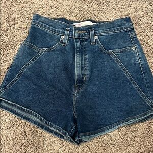 Classic Blue Denim Women's Levi Shorts